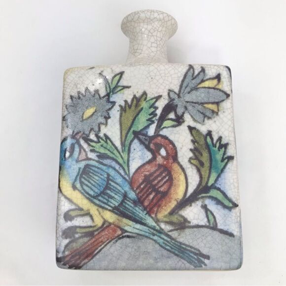 Pottery Barn Iznik Decorative Stoneware Vases Set of Two - Picture 5 of 16